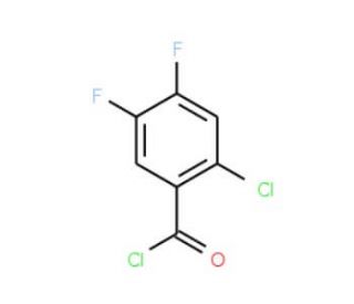 2-Chloro-4,5-difluoro-benzoyl chloride (CAS 121872-95-5) - chemical structure image