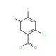 2-Chloro-4,5-difluoro-benzoyl chloride (CAS 121872-95-5) - chemical structure image