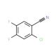 2-Chloro-4,5-difluorobenzonitrile (CAS 135748-34-4) - chemical structure image