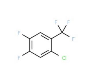 2-Chloro-4,5-difluorobenzotrifluoride - chemical structure image
