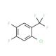 2-Chloro-4,5-difluorobenzotrifluoride - chemical structure image
