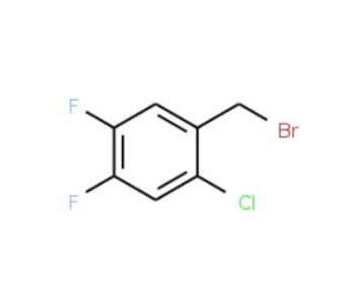 2-Chloro-4,5-difluorobenzyl bromide (CAS 874285-21-9) - chemical structure image