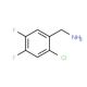2-Chloro-4,5-difluorobenzylamine - chemical structure image