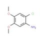 2-chloro-4,5-dimethoxyaniline (CAS 32829-09-7) - chemical structure image