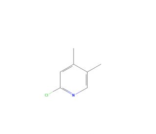 2-Chloro-4,5-dimethylpyridine (CAS 343268-69-9) - chemical structure image