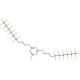 2-Chloro-4,6-bis[3-(perfluorohexyl)propyloxy]-1,3,5-triazine (CAS 916770-15-5) - chemical structure image