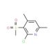 2-Chloro-4,6-dimethyl-3-(methylsulfonyl)pyridine - chemical structure image