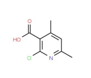 2-chloro-4,6-dimethylnicotinic acid (CAS 66662-48-4) - chemical structure image