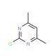 2-Chloro-4,6-dimethylpyrimidine (CAS 4472-44-0) - chemical structure image