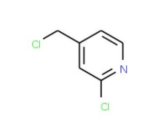 2-chloro-4-(chloromethyl)pyridine (CAS 101990-73-2) - chemical structure image