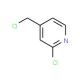 2-chloro-4-(chloromethyl)pyridine (CAS 101990-73-2) - chemical structure image