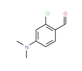2-Chloro-4-(dimethylamino)benzaldehyde (CAS 1424-66-4) - chemical structure image