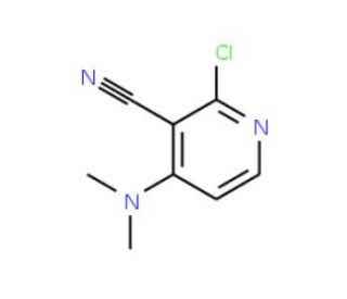2-Chloro-4-(dimethylamino)nicotinonitrile (CAS 147992-80-1) - chemical structure image