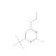 2-Chloro-4-ethoxy-6-(trifluoromethyl)pyrimidine (CAS 114963-95-0) - chemical structure image