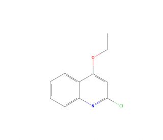 2-Chloro-4-ethoxyquinoline (CAS 4295-08-3) - chemical structure image