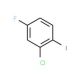 2-Chloro-4-fluoro-1-iodobenzene (CAS 101335-11-9) - chemical structure image