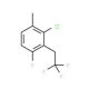2-Chloro-4-fluoro-1-methyl-3-(2,2,2-trifluoroethyl)benzene - chemical structure image