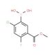 2-Chloro-4-fluoro-5-(methoxycarbonyl)phenylboronic acid (CAS 957066-03-4) - chemical structure image