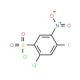 2-chloro-4-fluoro-5-nitrobenzenesulfonyl chloride - chemical structure image