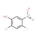 2-Chloro-4-fluoro-5-nitrophenol (CAS 84478-75-1) - chemical structure image