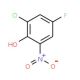 2-Chloro-4-fluoro-6-nitrophenol (CAS 58348-98-4) - chemical structure image