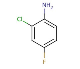 2-Chloro-4-fluoroaniline (CAS 2106-02-7) - chemical structure image