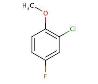 2-Chloro-4-fluoroanisole (CAS 2267-25-6) - chemical structure image