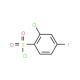 2-Chloro-4-fluorobenzenesulfonyl chloride (CAS 85958-57-2) - chemical structure image