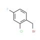 2-Chloro-4-fluorobenzyl bromide (CAS 45767-66-6) - chemical structure image