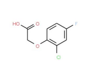 (2-chloro-4-fluorophenoxy)acetic acid (CAS 399-41-7) - chemical structure image