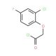 (2-chloro-4-fluorophenoxy)acetyl chloride - chemical structure image