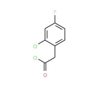 (2-Chloro-4-fluorophenyl)acetyl chloride (CAS 676348-45-1) - chemical structure image
