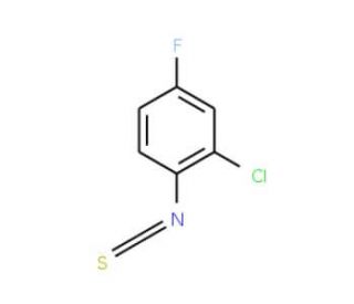 2-Chloro-4-fluorophenyl isothiocyanate (CAS 362601-84-1) - chemical structure image