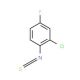 2-Chloro-4-fluorophenyl isothiocyanate (CAS 362601-84-1) - chemical structure image