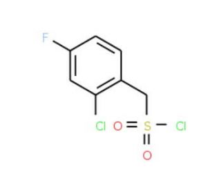 (2-Chloro-4-fluorophenyl)methanesulfonyl chloride (CAS 541528-45-4) - chemical structure image