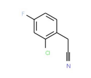 2-Chloro-4-fluorophenylacetonitrile (CAS 75279-56-0) - chemical structure image