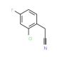 2-Chloro-4-fluorophenylacetonitrile (CAS 75279-56-0) - chemical structure image