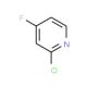 2-Chloro-4-fluoropyridine (CAS 34941-91-8) - chemical structure image