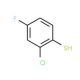 2-Chloro-4-fluorothiophenol (CAS 175277-99-3) - chemical structure image