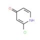 2-Chloro-4-hydroxypyridine (CAS 17368-12-6) - chemical structure image