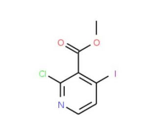 2-Chloro-4-iodo-nicotinic acid methyl ester (CAS 185041-05-8) - chemical structure image