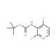 (2-Chloro-4-iodo-pyridin-3-yl)-carbamic acidtert-butyl ester (CAS 855784-39-3) - chemical structure image