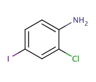 2-Chloro-4-iodoaniline (CAS 42016-93-3) - chemical structure image