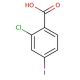 2-Chloro-4-iodobenzoic acid (CAS 145343-76-6) - chemical structure image