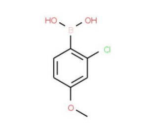 2-Chloro-4-methoxybenzeneboronic acid (CAS 219735-99-6) - chemical structure image