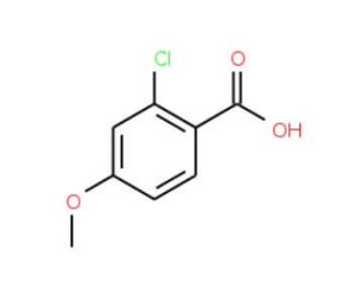 2-Chloro-4-methoxybenzoic acid (CAS 21971-21-1) - chemical structure image