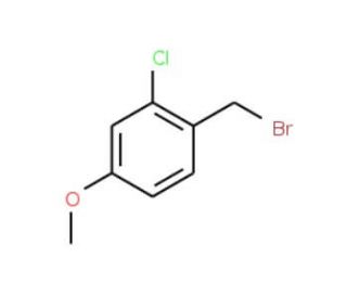 2-Chloro-4-methoxybenzyl bromide (CAS 54788-17-9) - chemical structure image