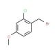 2-Chloro-4-methoxybenzyl bromide (CAS 54788-17-9) - chemical structure image