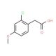 (2-Chloro-4-methoxyphenyl)acetic acid (CAS 91367-09-8) - chemical structure image