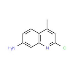 2-Chloro-4-methyl-7-aminoquinoline (CAS 114058-74-1) - chemical structure image